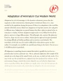 Adaptation of Animals in Our Modern World Essay