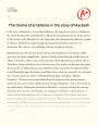 Macbeth Theme: The Role of Ambitions in Poem Essay