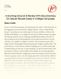 A Hunting Ground: a Review of a Documentary on Sexual Abuses Cases in College Campuses Essay