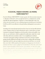 The Role of Social Media in Making Us More Narcissistic Essay