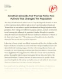 Jonathan Edwards and Thomas Paine: Two Authors that Changed The Population Essay