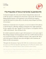 The Prejudice of Documentaries: Supersize Me Essay