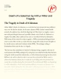 Death of a Salesman by Arthur Miller and Tragedy Essay