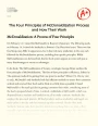 The Four Principles of Mcdonaldization Process and How Their Work Essay