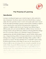 Overview of The Theories of Learning and Its Application Essay