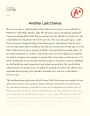 Another Last Chance Essay