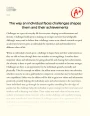 The Way an Individual Faces Challenges Shapes Them and Their Achievements Essay