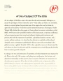 Art as a Subject of The Elite Essay