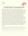 The Role of Moira in 'The Handmaid's Tale' Essay