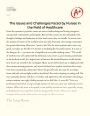 The Issues and Challenges Faced by Nurses in The Field of Healthcare Essay