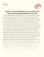 Author’s Life and Experiences: How Does The Cask of Amontillado Relate to Poe's Life Essay