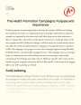 The Health Promotion Campaigns: Purpose and Importance Essay