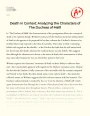 The Death Context: a Critical Look into The Characters in The Duchess of Malfi Essay