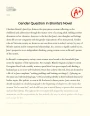 Gender Question in Bronte's Novel Jane Eyre Essay