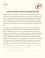 How My Father’s Stroke Changed My Life Essay