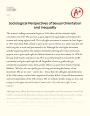 Sociological Perspectives of Sexual Orientation and Inequality Essay