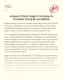 Analysis of Word Usage in 'Dumpster Diving' by Lars Eighner Essay