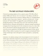 The Belt and Road Initiative (bri) Essay