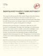 Exploring Social Innovation Models and Impact in Nigeria Essay