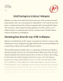 Brief Background About Malaysia Essay