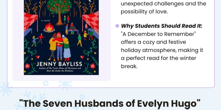 best holiday books infographic