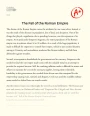 The Fall of The Roman Empire Essay