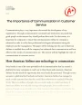 The Importance of Communication in Customer Service Essay