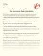 The Definition of Job Description  Essay