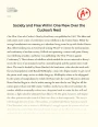 Society and Free Will in One Flew Over The Cuckoo’s Nest Essay