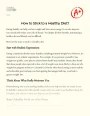 How to Stick to a Healthy Diet Essay