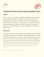 Retirement Planning for Newly Employed Youth Essay