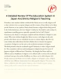A Detailed Review of The Education System in Japan and Shinto Religion's Teaching Essay