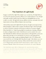 The Invention and The Importance of Light Bulb Essay