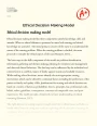 Ethical  Decision Making Model Essay