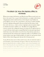 The Black Cat: How The Mystery Effect is Achieved Essay