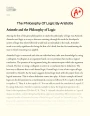 The Philosophy of Logic by Aristotle Essay