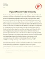 Impact of Social Media on Society Essay