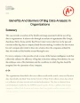 Benefits and Barriers of Big Data Analysis in Organizations Essay