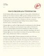 How to Decorate Your Christmas Tree Essay