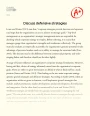 Discuss Defensive Strategies Essay