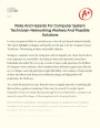 Risks and Hazards for Computer System Technician-networking Workers and Possible Solutions Essay