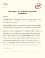 The Differences Between The Different Precedents Essay