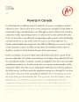 Three Means to Solve Poverty Crisis in Canada Essay