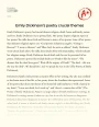 Emily Dickinson’s Poetry Crucial Themes Essay
