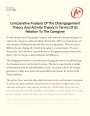 Comparative Analysis: Disengagement Vs. Activity Theory in Caregiving Essay