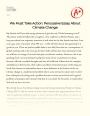 Mother Nature and Climate Change: We Must Take Action Essay