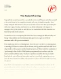 The Most Imortant Rules of Living Essay