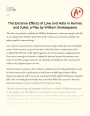 The Extreme Effects of Love and Hate in Romeo and Juliet, a Play by William Shakespeare Essay