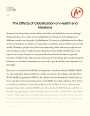 The Effects of Globalization on Health and Medicine Essay