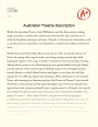 Australian Theatre Description Essay